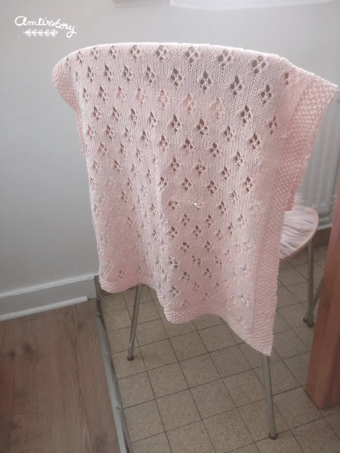 couverture bébé tricot coton