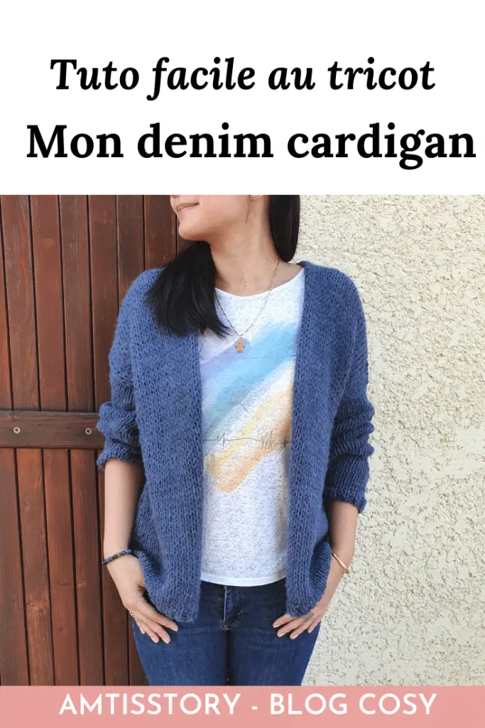 cardigan femme tricot modèle facile