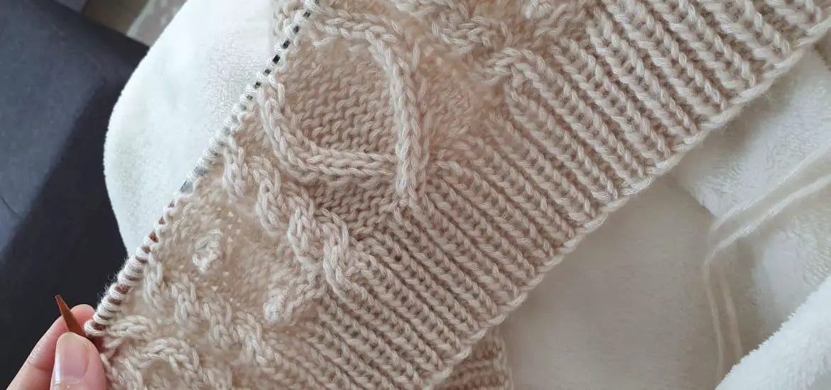 pull madeira noppes torsades