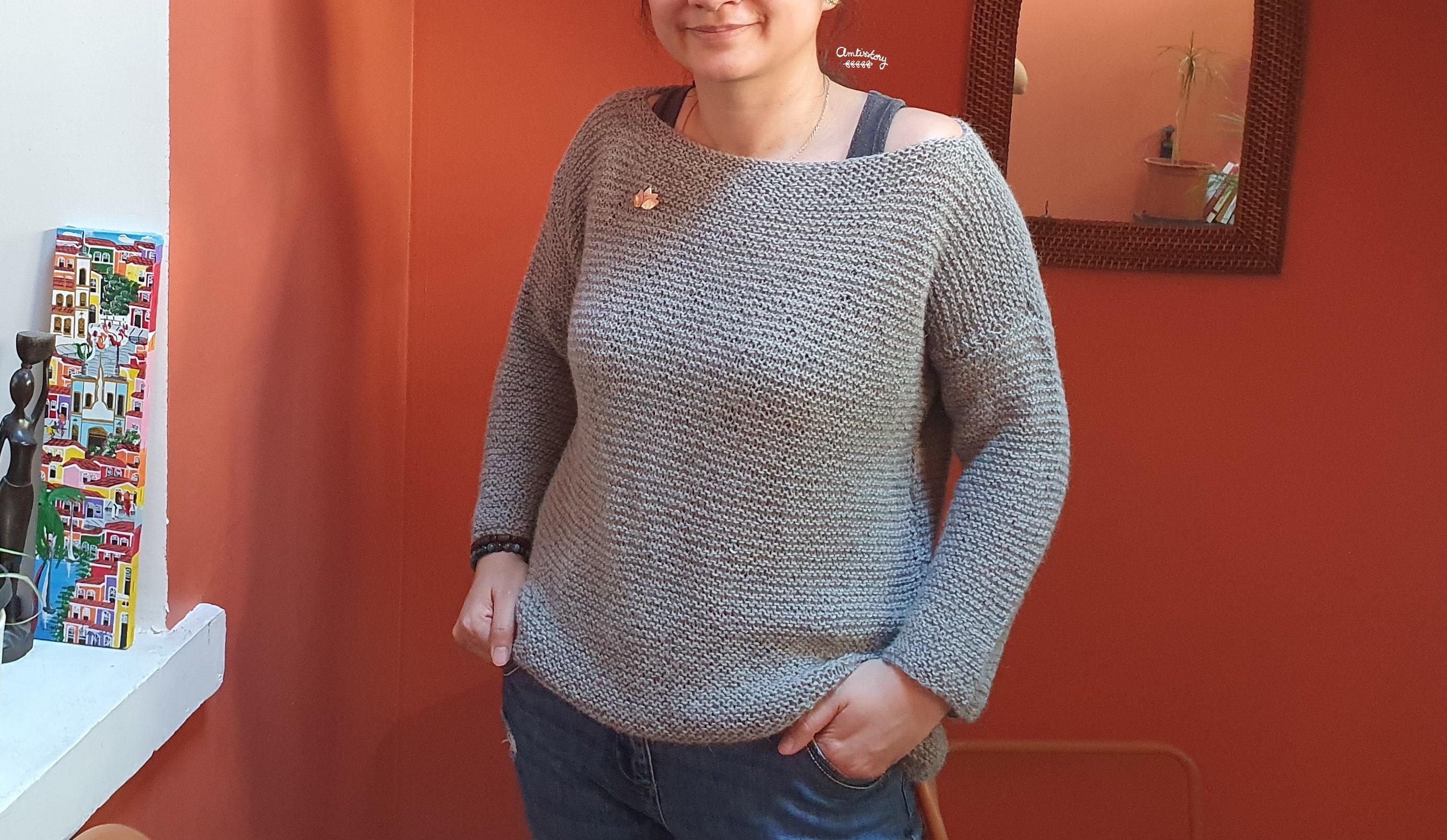 Tricot collection #31 : le pull le plus facile pour débuter (tuto