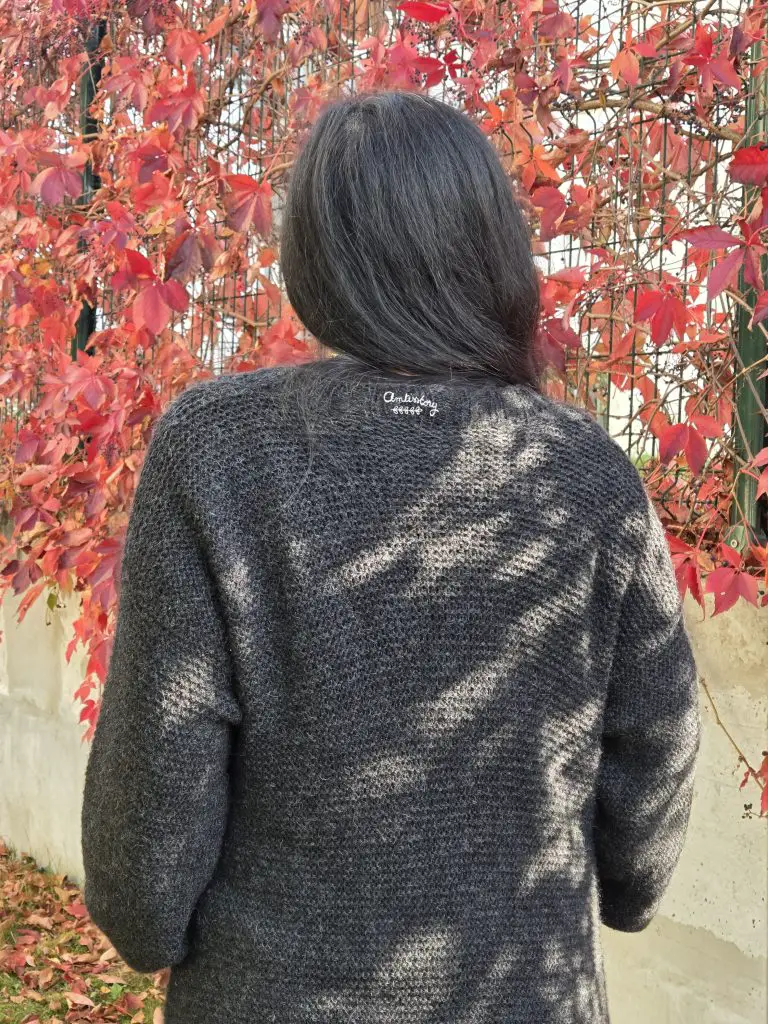 Gilet Jack point mousse zig zag tricot